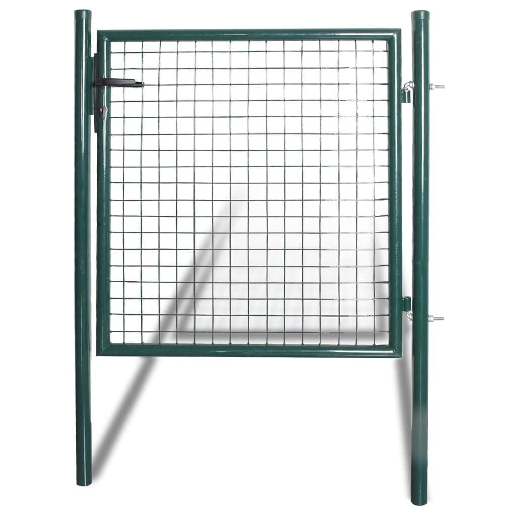 Single Door Fence Gate Powder-Coated Steel Single Door Fence Gate Powder-Coated Steel