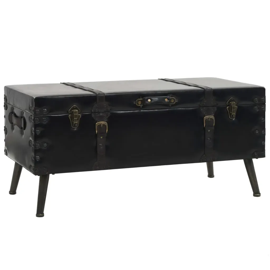 Coffee Table MDF and Steel 102x51x48 cm Coffee Table MDF and Steel 102x51x48 cm