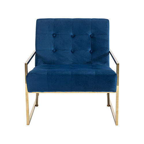 Arm Chair Blue Velvet Arm Chair Blue Velvet