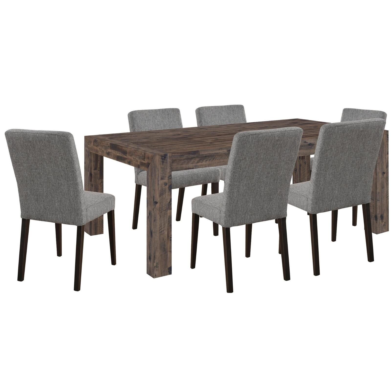 Dining Set Table with Solid Wood Fabric Chair Dining Set Table with Solid Wood Fabric Chair
