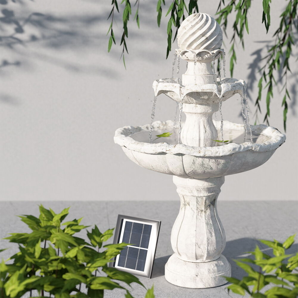 3 Tier Solar Powered Water Fountain 3 Tier Solar Powered Water Fountain