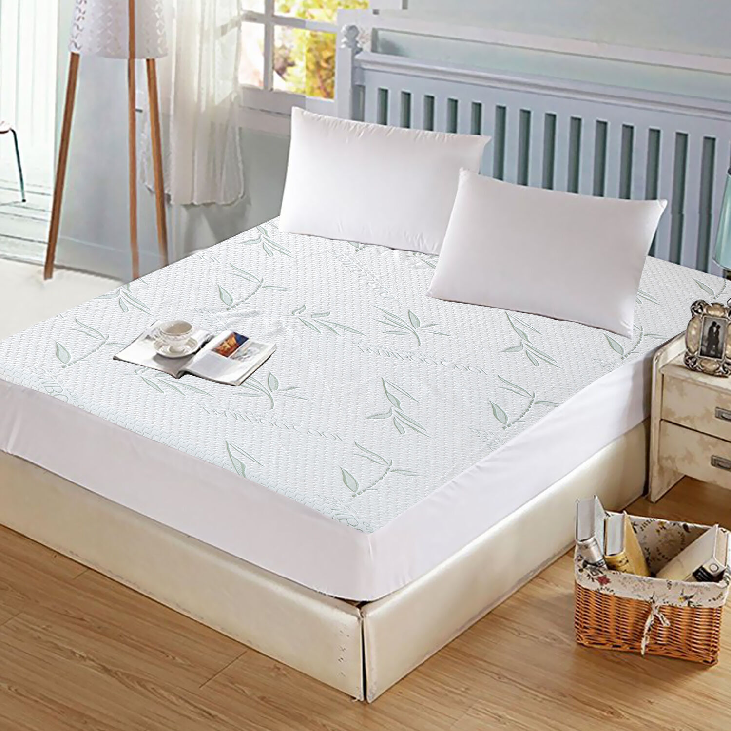 Fitted Waterproof Bed Mattress Protector Double - Model-B165C5 Fitted Waterproof Bed Mattress Protector Double - Model-B165C5