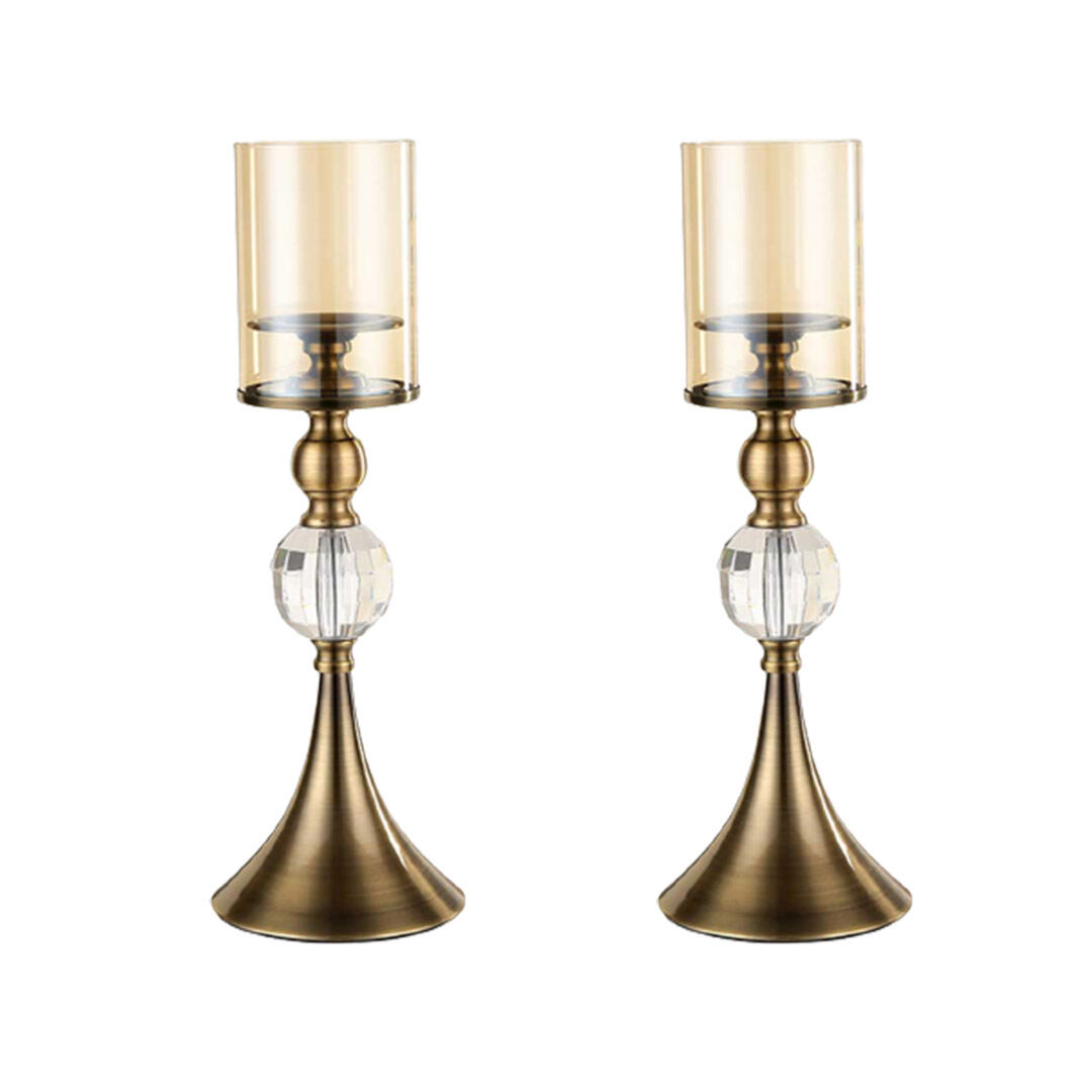 Glass Candle Holder Candle Stand Glass/Metal Glass Candle Holder Candle Stand Glass/Metal