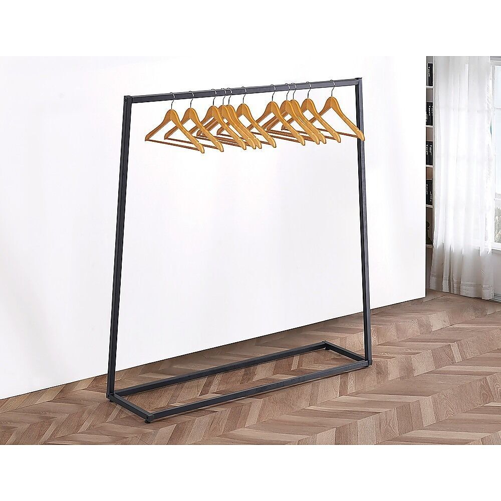 Commercial Clothing Garment Rack Retail Shop Black Commercial Clothing Garment Rack Retail Shop Black
