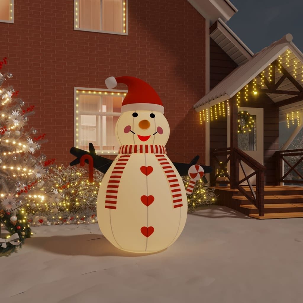 Inflatable Snowman with LEDs Inflatable Snowman with LEDs
