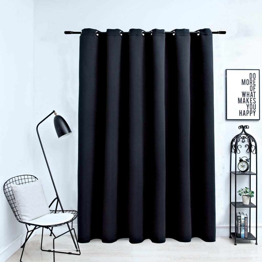 Blackout Curtain with Metal Rings 290x245 cm Blackout Curtain with Metal Rings 290x245 cm