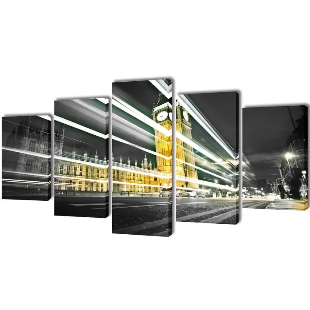 Canvas Wall Print Set London Canvas Wall Print Set London