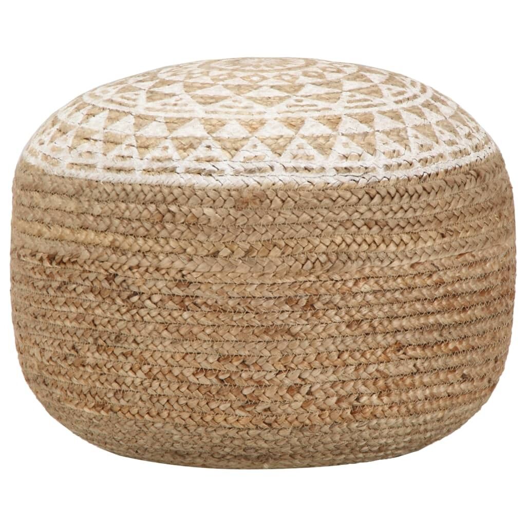 Handmade Pouffe 45x30 cm Jute Handmade Pouffe 45x30 cm Jute