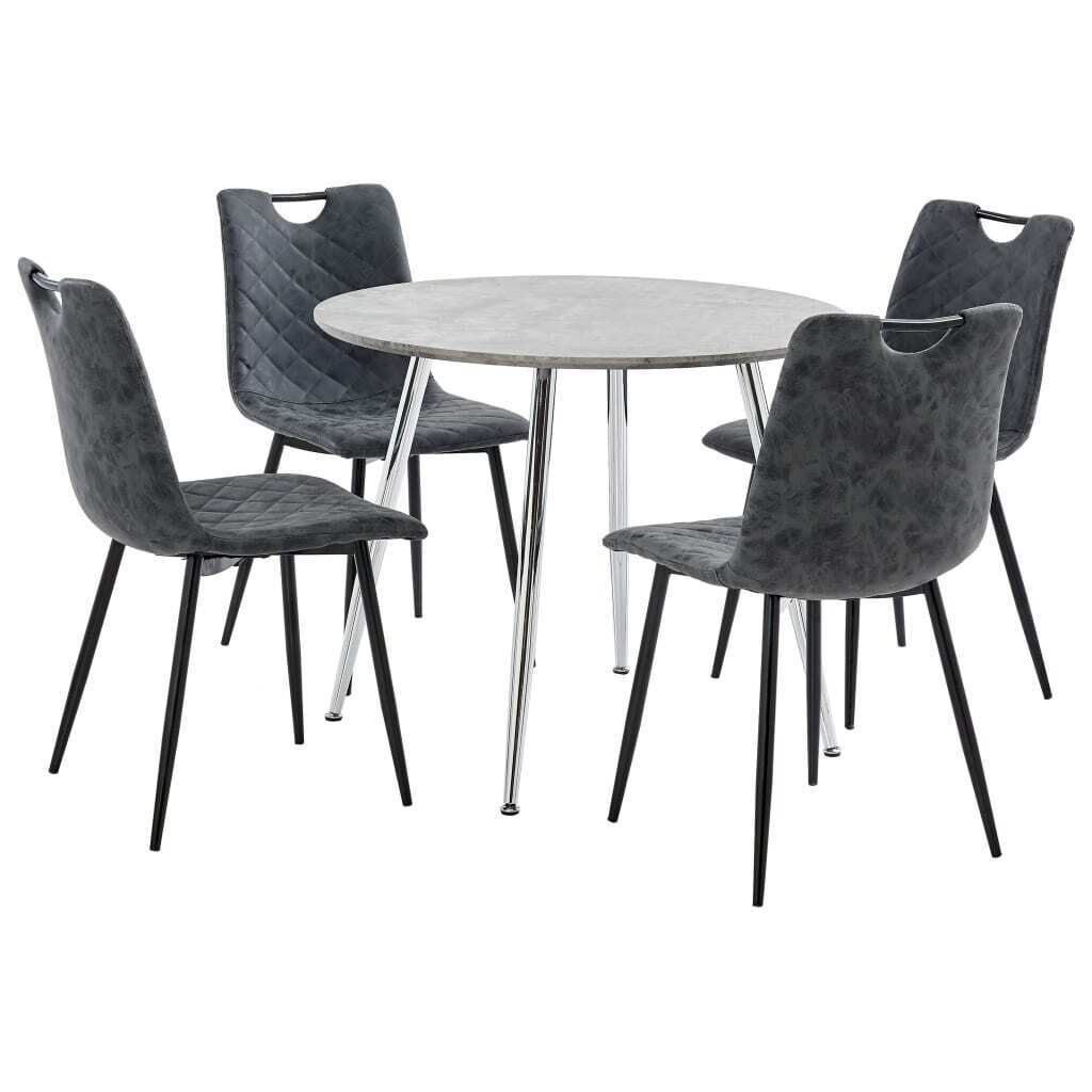 Dining Set Faux Leather Dining Set Faux Leather
