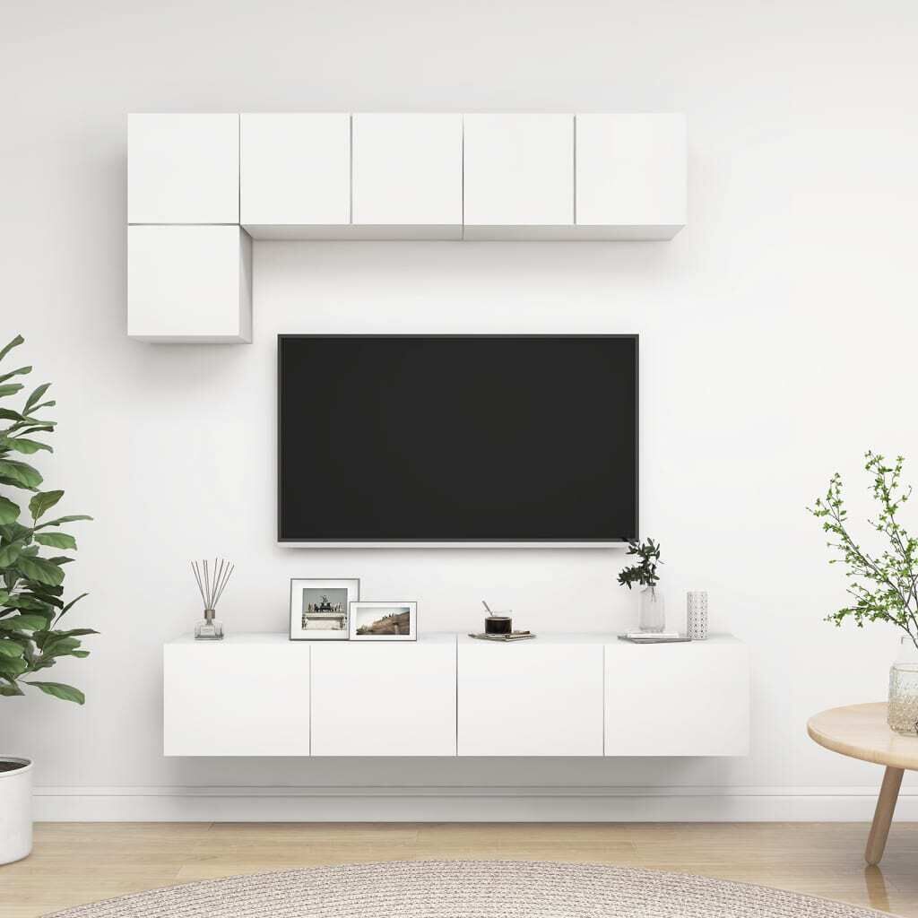 Ensley 5 Piece TV Cabinet Set Engineered Wood Ensley 5 Piece TV Cabinet Set Engineered Wood