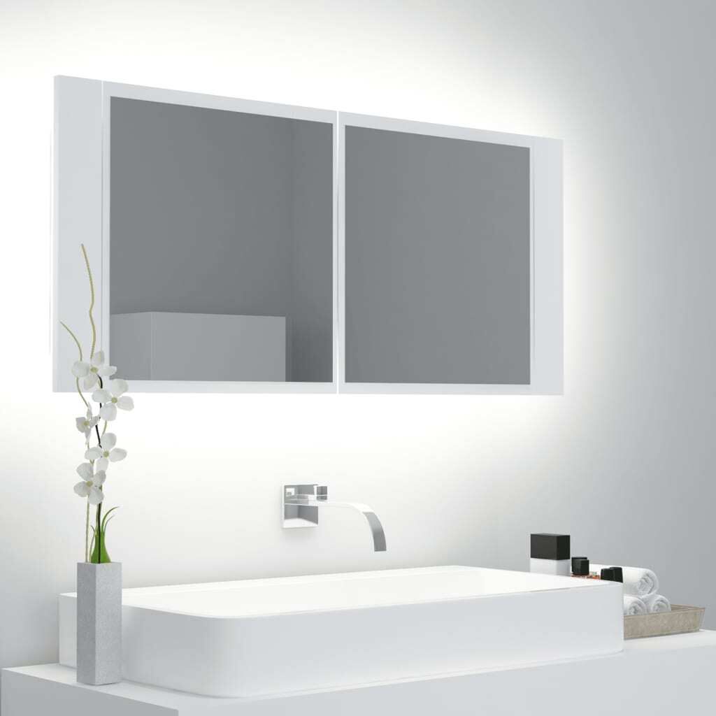 LED Bathroom Mirror Cabinet 100x12x45 cm LED Bathroom Mirror Cabinet 100x12x45 cm