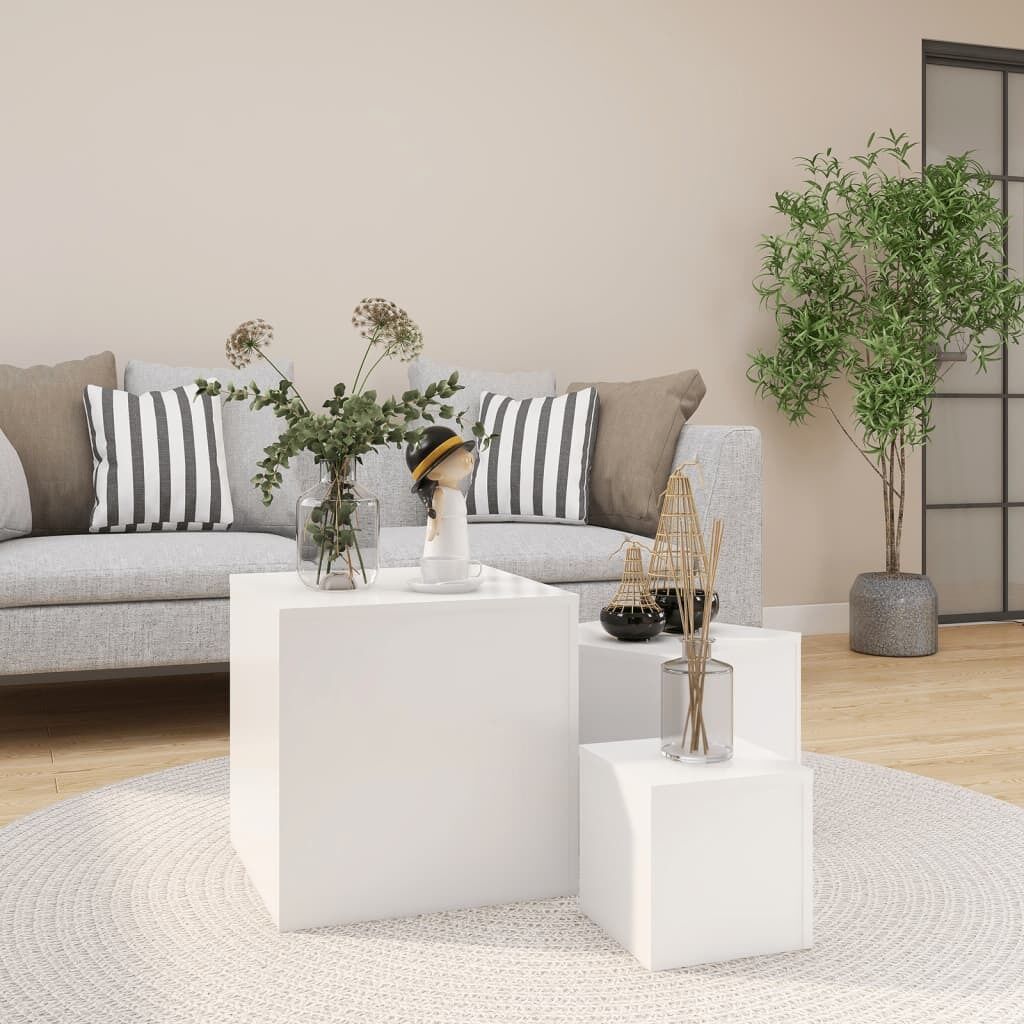 Panthersville Side Tables 3 pcs Engineered Wood Panthersville Side Tables 3 pcs Engineered Wood
