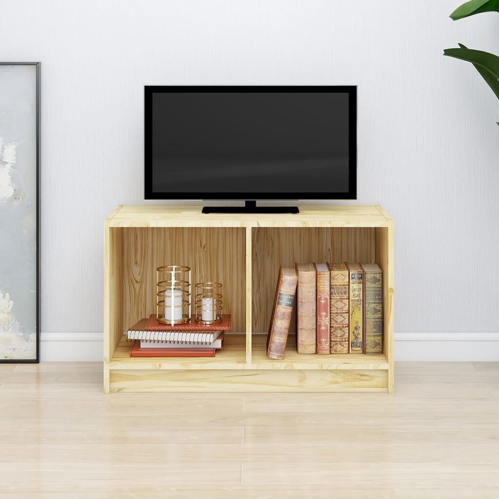 Edmunds TV Cabinet 70x33x42 cm Solid Pinewood Edmunds TV Cabinet 70x33x42 cm Solid Pinewood