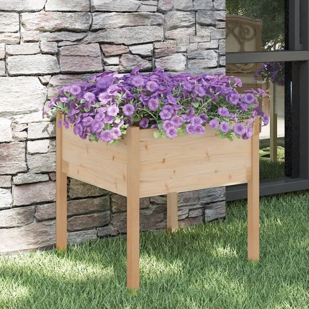 Garden Planter 70x70x70 cm Solid Pinewood Garden Planter 70x70x70 cm Solid Pinewood