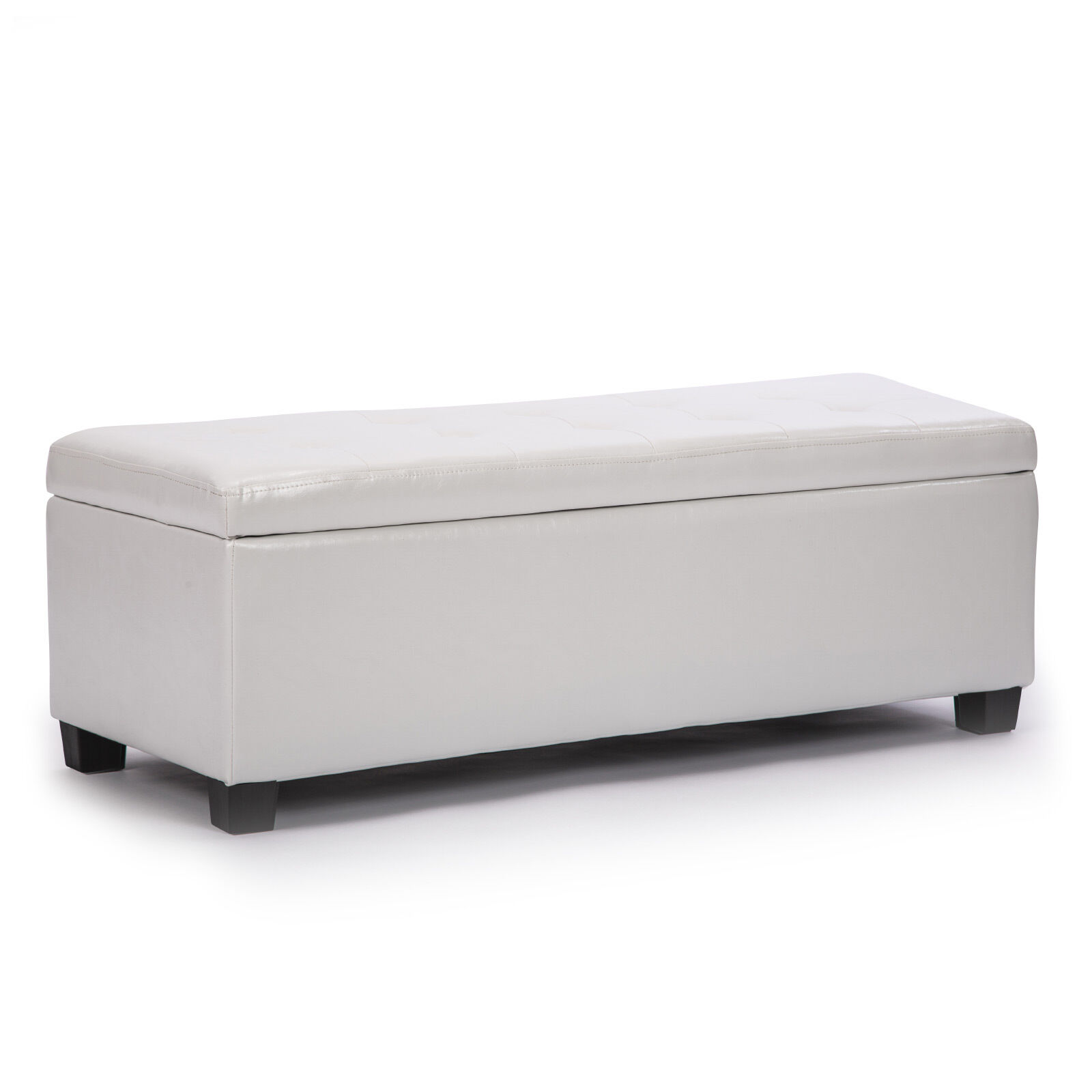 La Bella 102cm Storage Ottoman Stool Fabric La Bella 102cm Storage Ottoman Stool Fabric