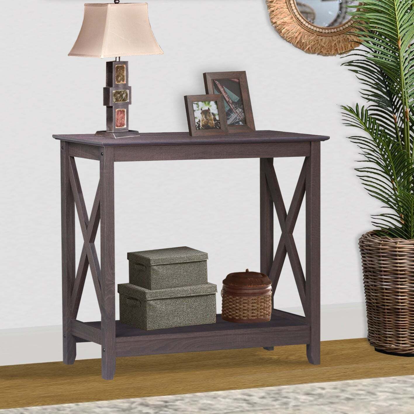 Coastal Console Table in White Coastal Console Table in White