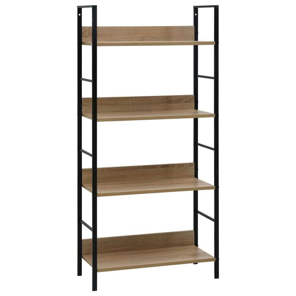 4-Layer Book Shelf Oak Engineered Wood 4-Layer Book Shelf Oak Engineered Wood