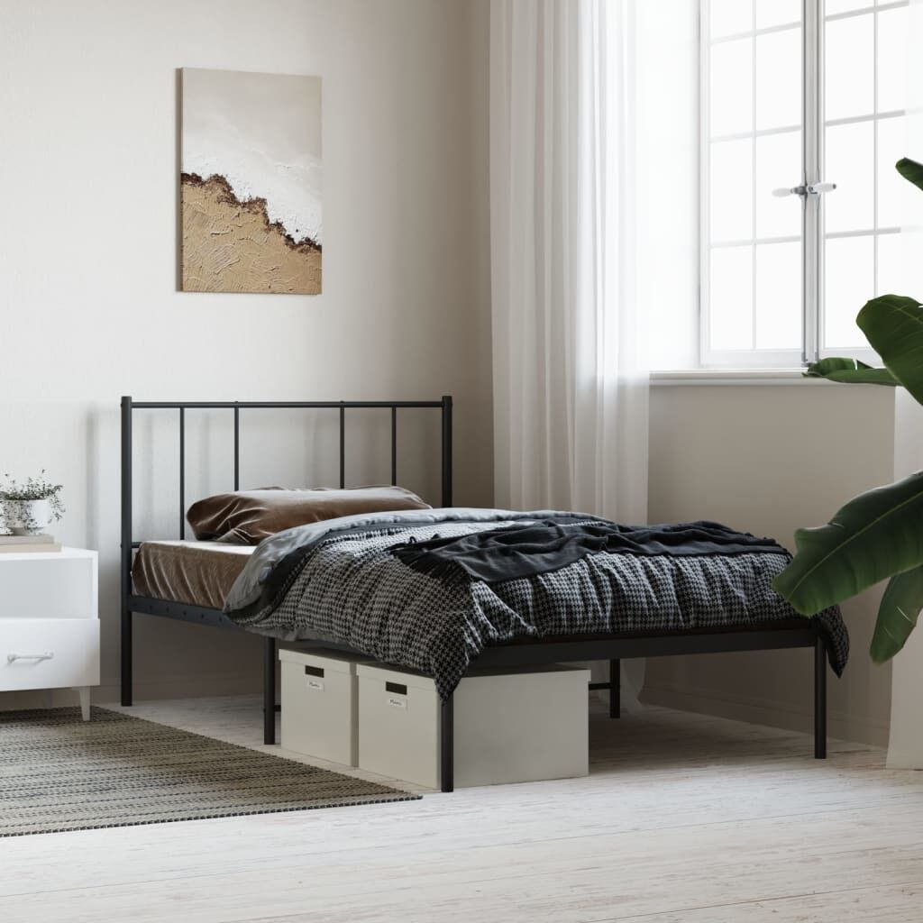 Metal Bed Frame with Headboard Metal Bed Frame with Headboard