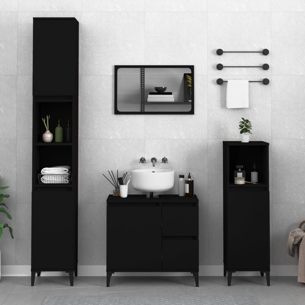 Bathroom Cabinet 30x30x100 cm Engineered Wood Bathroom Cabinet 30x30x100 cm Engineered Wood