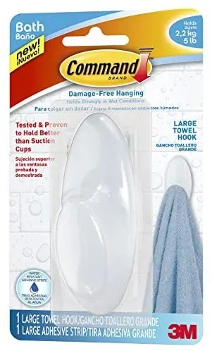 COMMAND Towel Hook WET-17 Lg COMMAND Towel Hook WET-17 Lg