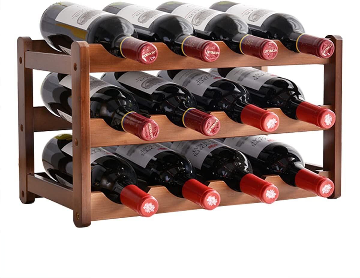 3-layer Bamboo Wine Storage Rack (12 bottles) 3-layer Bamboo Wine Storage Rack (12 bottles)