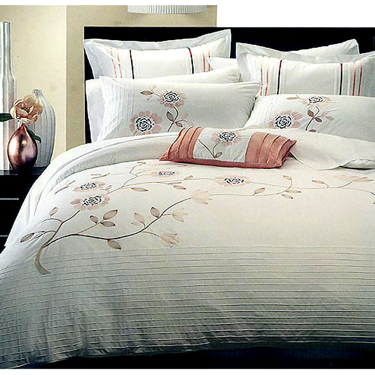 Belmondo Sarah Polyester Cotton Quilt Cover Set Queen Belmondo Sarah Polyester Cotton Quilt Cover Set Queen