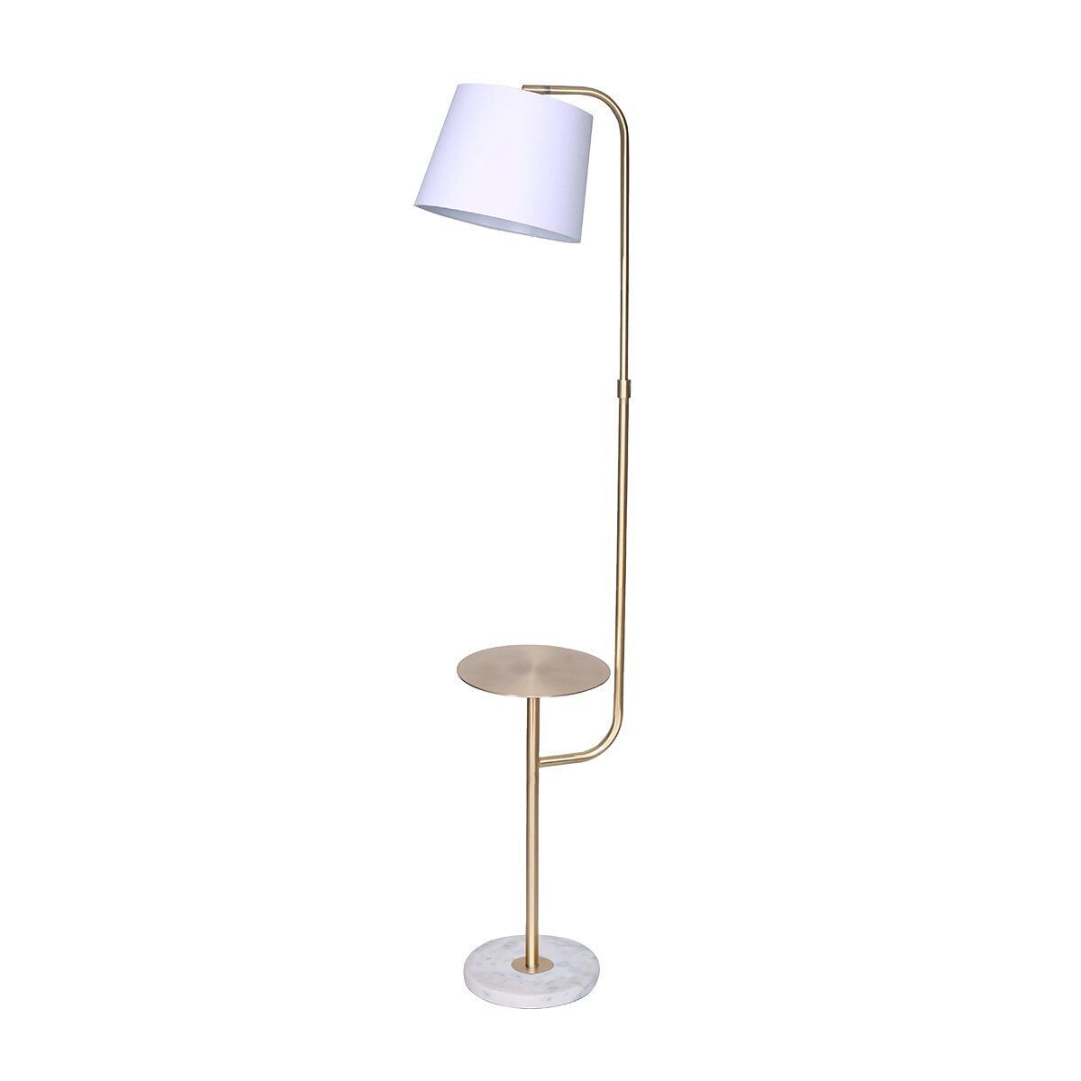 Sarantino Floor Lamp with Metal End Table Sarantino Floor Lamp with Metal End Table
