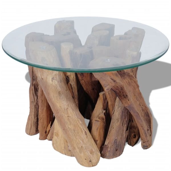 Coffee Table Solid Teak 60 cm