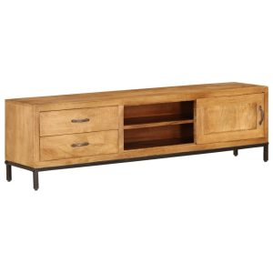 Brandywine TV Cabinet Solid Mango Wood 140x30x40 cm