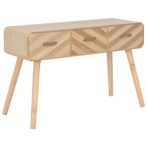 Console Table 100x35x68 cm Solid Wood