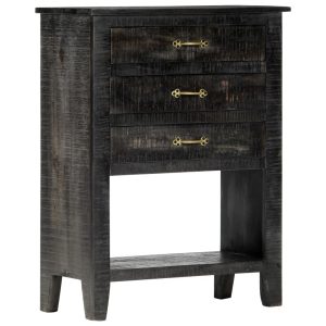 Side Cabinet 60x30x80 cm Solid Mango Wood