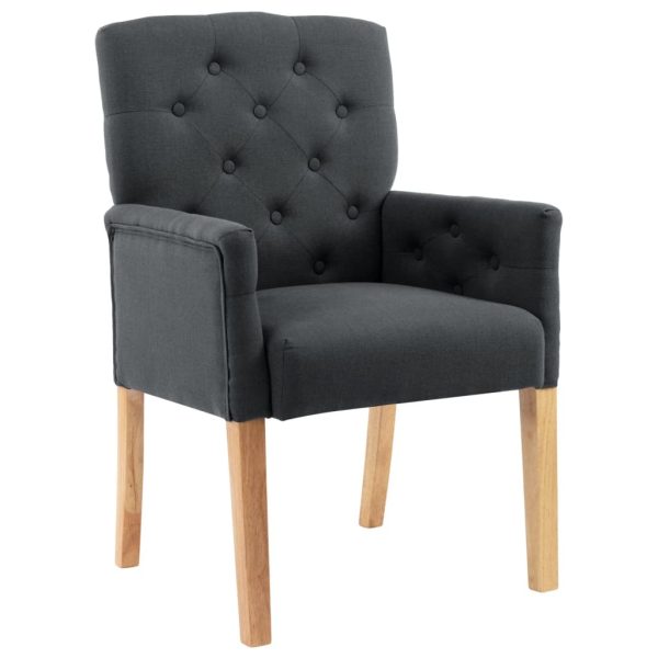 Dining Chair with Armrests Fabric