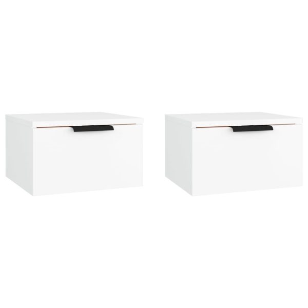 Bridgeview Wall-mounted Bedside Cabinets 2 pcs 34x30x20 cm