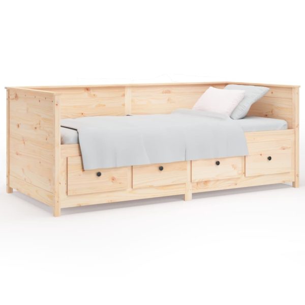 Elmwood Day Bed 80×200 cm Solid Wood Pine