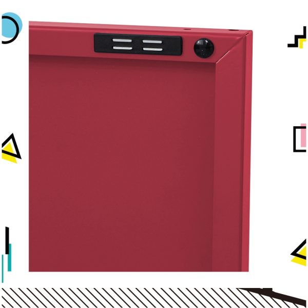 ArtissIn Buffet Sideboard Locker Metal Storage Cabinet – BASE Pink