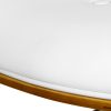 Artiss Wooden Gas Lift Bar Stool – White and Chrome