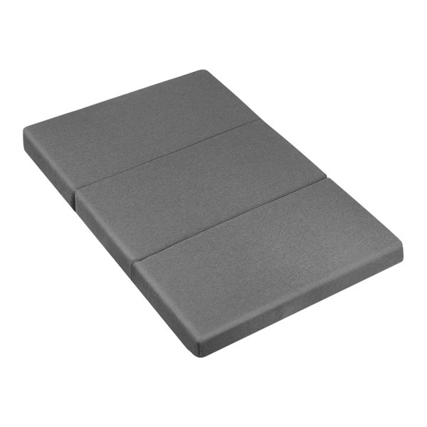 Bedding Foldable Mattress Folding Foam Double Grey