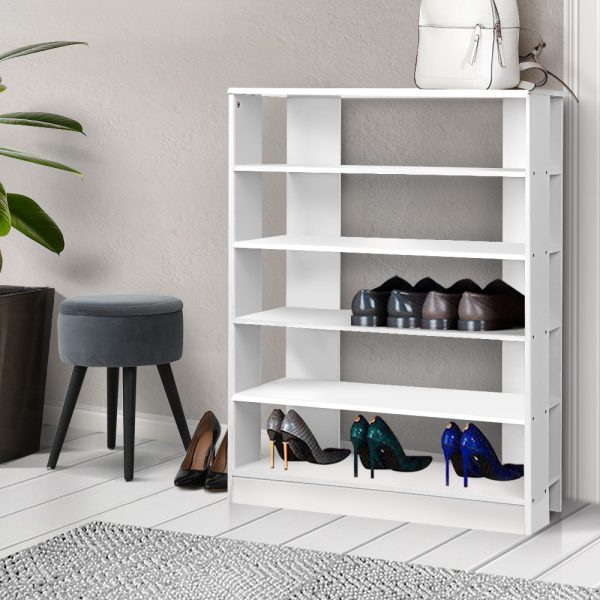 Shoe Cabinet Shoes Organiser Storage Rack 30 Pairs Shelf Wooden