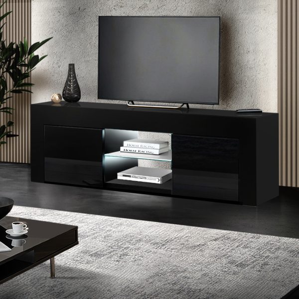 Wailuku 130cm RGB LED TV Stand Cabinet Entertainment Unit Gloss Furniture