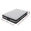 Giselle King Mattress Bed Size 7 Zone Pocket Spring Medium Firm Foam 30cm