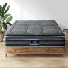 Giselle 35CM KING Mattress Bed 7 Zone Dual Euro Top Pocket Spring Medium Firm