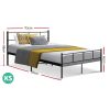 Metal Bed Frame King Single Size Platform Foundation Mattress Base SOL