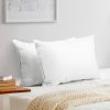 Set of 2 Goose Feather and Down Pillow – White