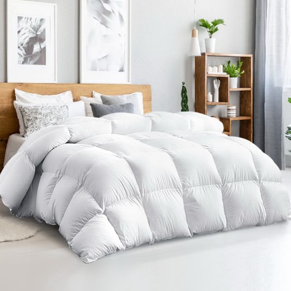 King Size 500GSM Goose Down Feather Quilt
