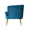 Armchair Lounge Chair Accent Armchairs Sofa Chairs Velvet Navy Blue Couch