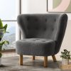 Artiss Armchair Lounge Accent Chair Armchairs Couch Chairs Sofa Bedroom Charcoal
