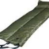 Trailblazer Self-Inflatable Foldable Air Mattress With Pillow – OLIVE GREEN