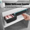 Under Desk Drawer Slide-out Large Office Organizers and Storage Drawers – Small Clear