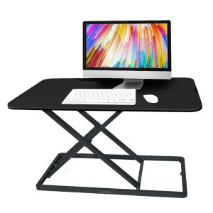 FORTIA Desk Riser Office Shelf Standup Sit Stand Height Standing Laptop Study.