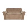 GOMINIMO Velvet Sofa Cover 2 Seater (Blush Brown) HM-SF-105-RD